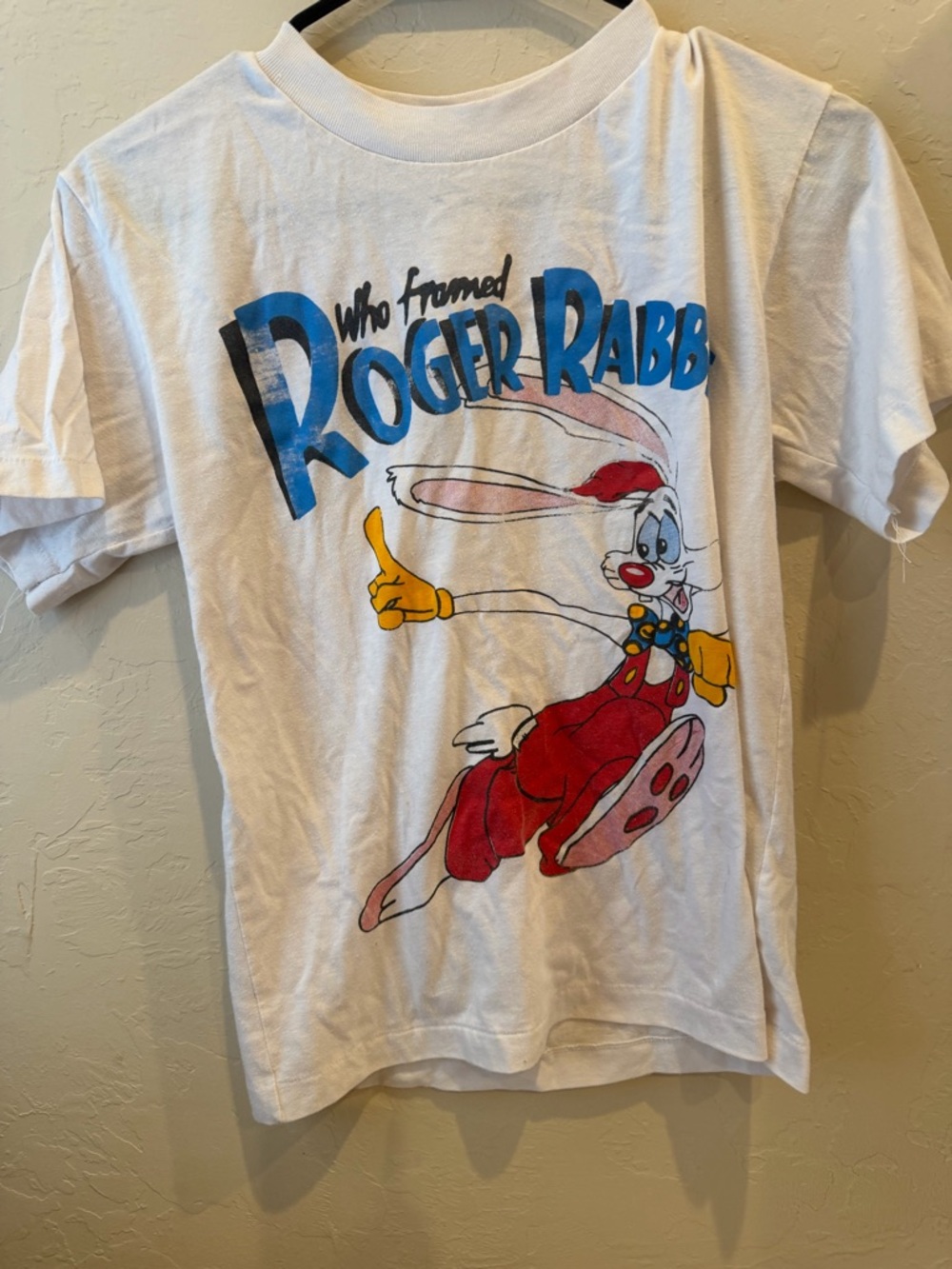Viintage 1980s Who Framed Roger Rabbit movie Size Small Tshirt